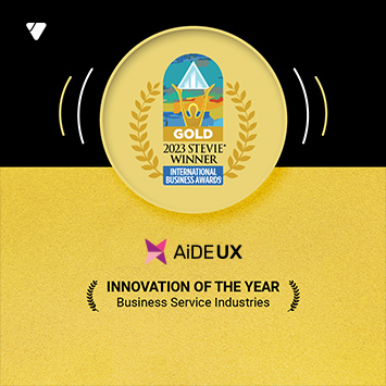 AiDE UX: Gold Stevie for Innovation of the Year